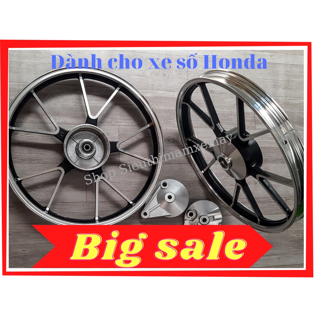 Mâm XMODE kiểu X5 dùng cho xe Dream / Wave / Cub / Blade thắng đùm bản 1.4 và 1.6