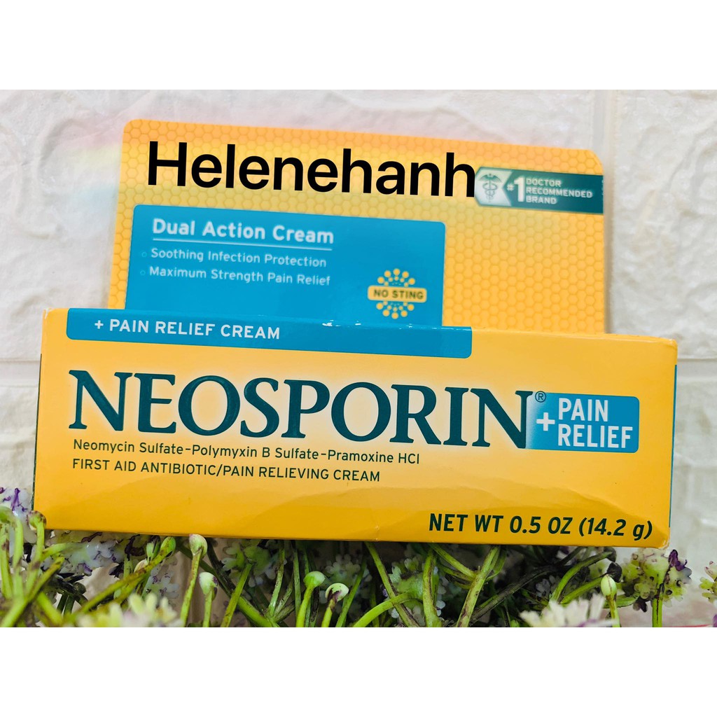 [BILL US] Kem Mỡ Hỗ Trợ Vết Thương Neosporin ( Xanh dương đậm)