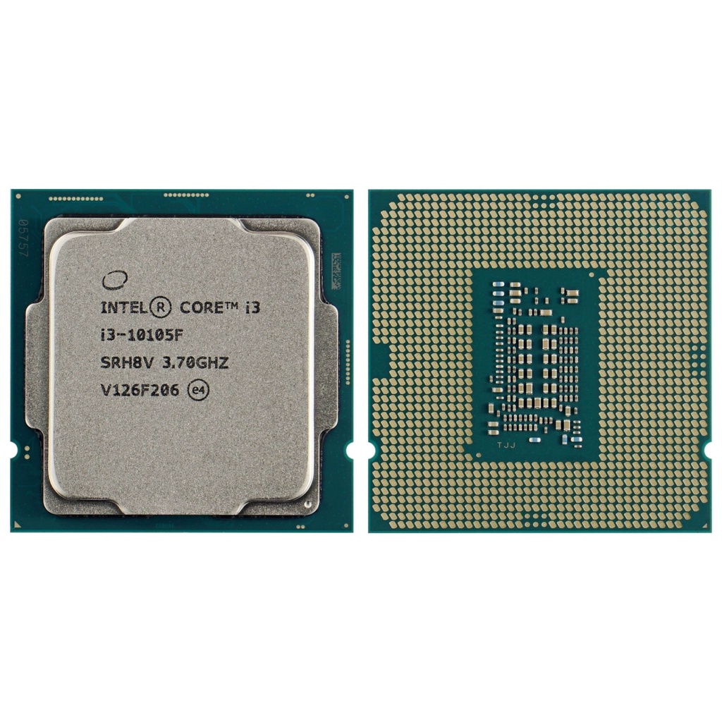Bộ vi xử lý CPU Intel Core i3 - 10105F 4C/8T Hàng Box Chính Hãng - Bảo hành 36 tháng