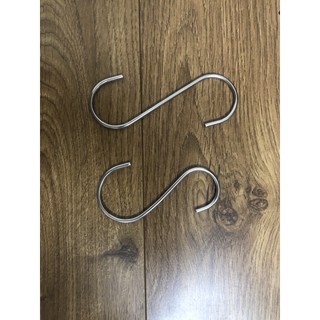 1 cặp ( 2 cái) Móc sắt chữ S phụ kiện handmade, móc treo mành macrame, đồ thủ công