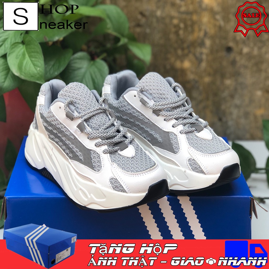 [Sale] Giày Thể Thao YZ 700 V2 Trắng Phản Quang  Đủ Size | BigBuy360 - bigbuy360.vn