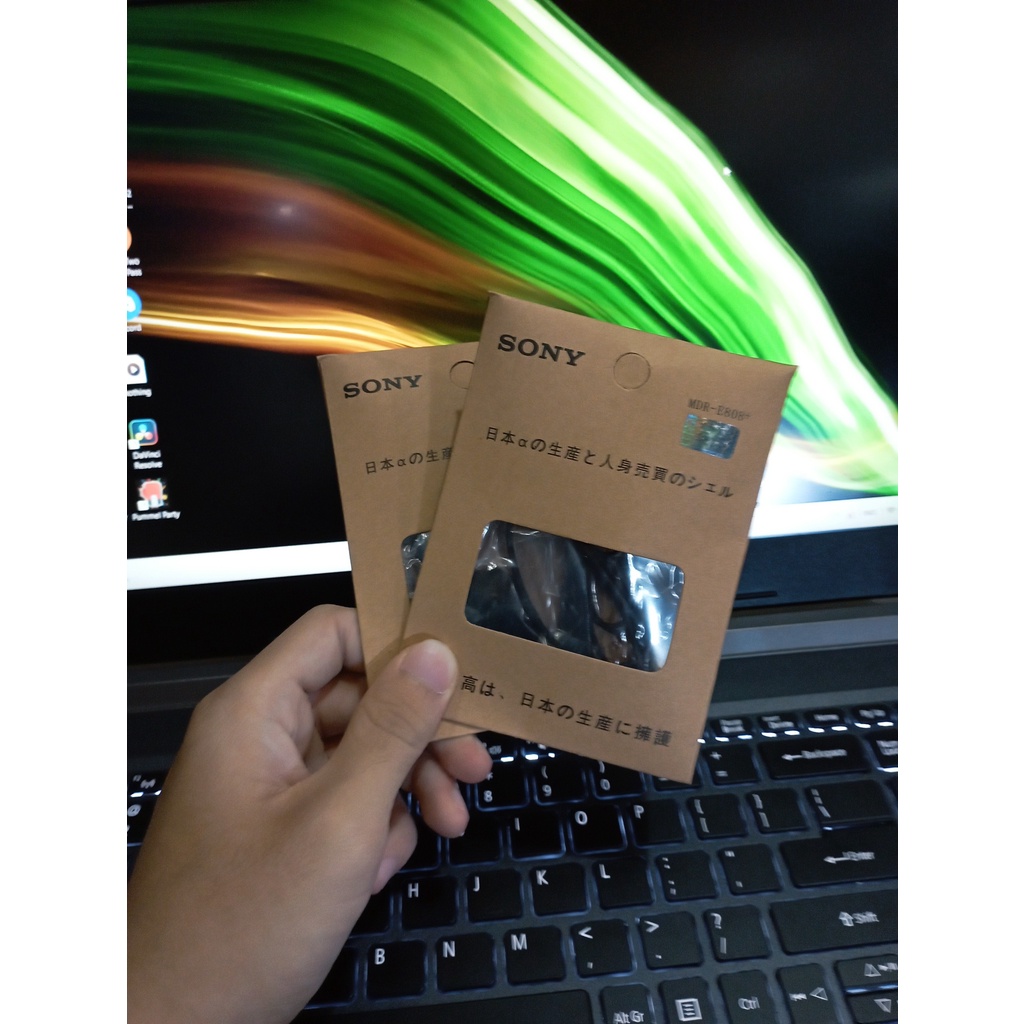 Tai nghe nhét tai sony MDR-E808+ siêu trầm chính hãng made in japan bass nặng chất âm cực hay, tặng kèm mút đệm
