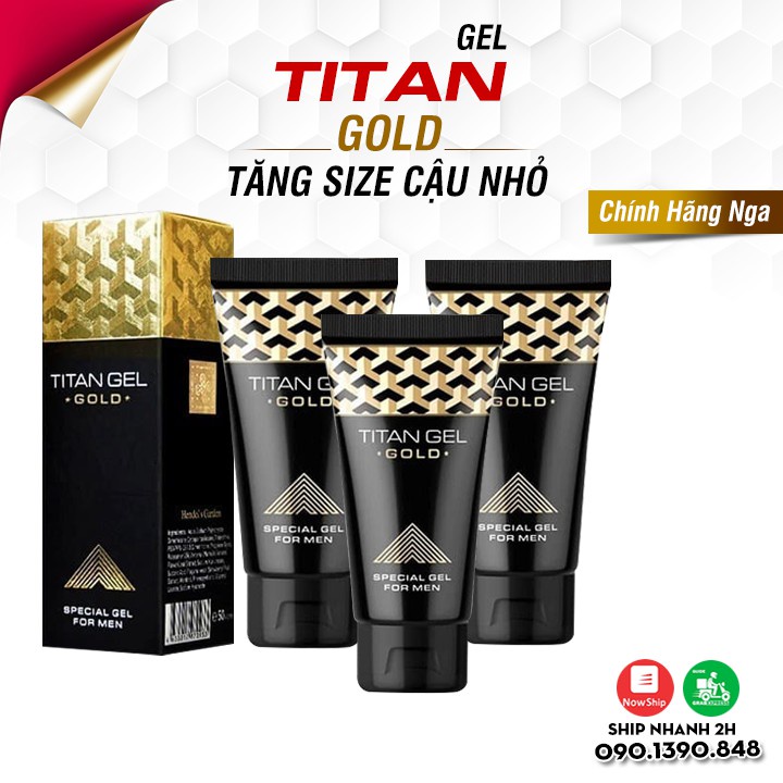 Combo tăng cường sinh lý nam Titan gel gold , tăng kích thước cậu nhỏ, yếu sinh lý
