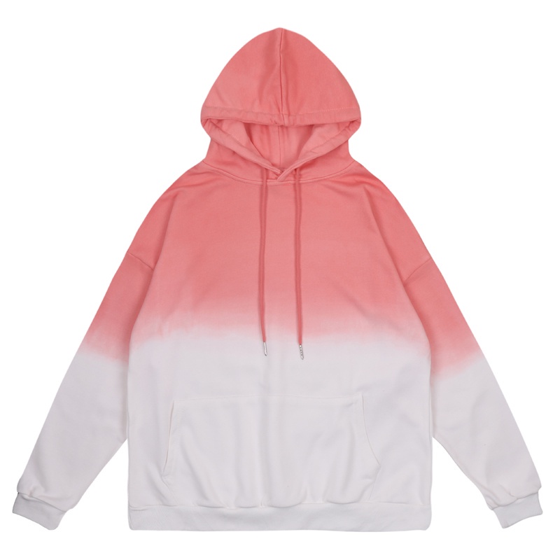 Áo khoác hoodie dáng rộng màu gradient cho nam và nữ size M - 5XL