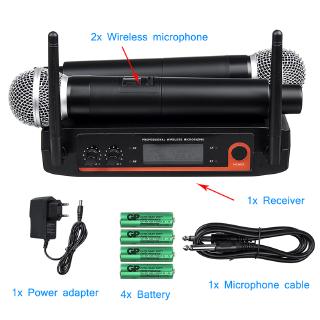 Bộ 2 micro cầm tay UHF 220V cao cấp