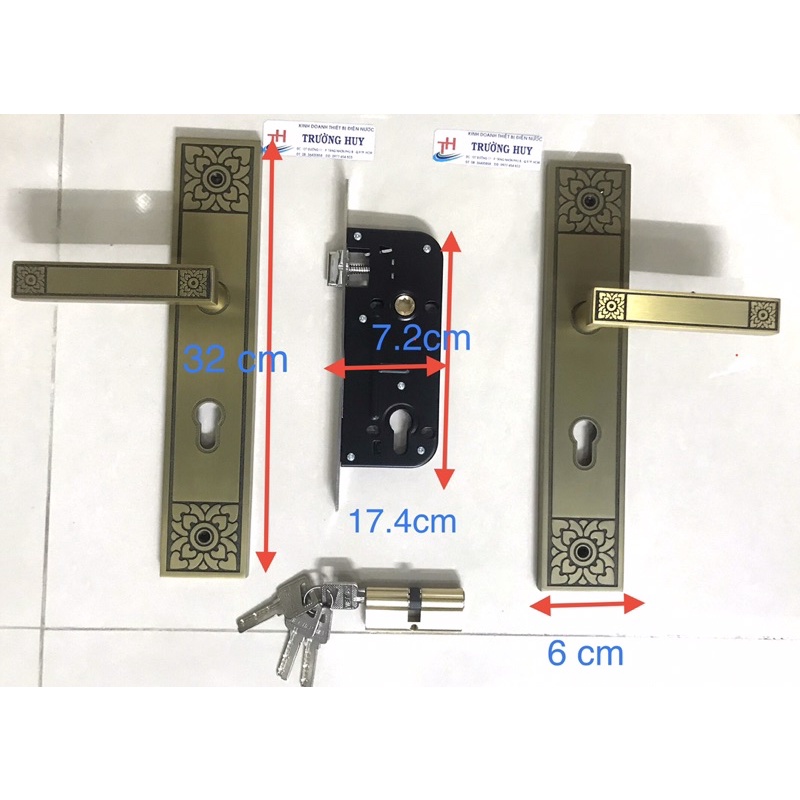 Hot - Khoá Cửa Đi 2-4 cánh cao cấp Việt Tiệp 04943 - Bảo hành 3 năm