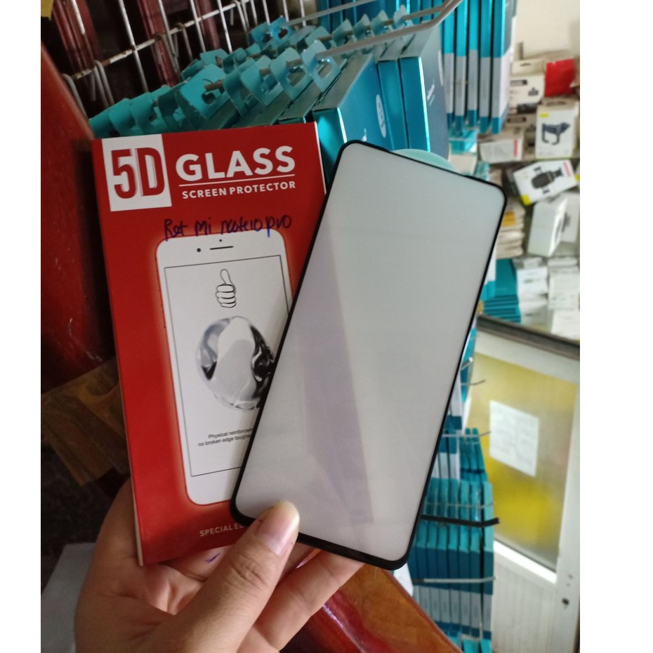 Kính cường lực Full màn 5D Xịn cho Xiaomi Redmi Note 10/ Redmi Note 10 Pro Siêu xịn siêu bền