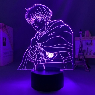 Đèn ngủ Led 3D Anime Attack On Titan 4 Armin Arlert - Shingeki No Kyojin - trang trí phòng ngủ quà tặng sinh nhật