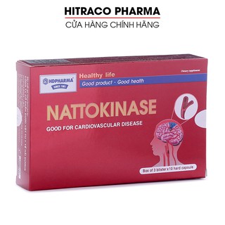 Viên uống Nattokinase tốt cho người mắc bệnh tim mạch - Hộp 30 viên [Nattokinase]