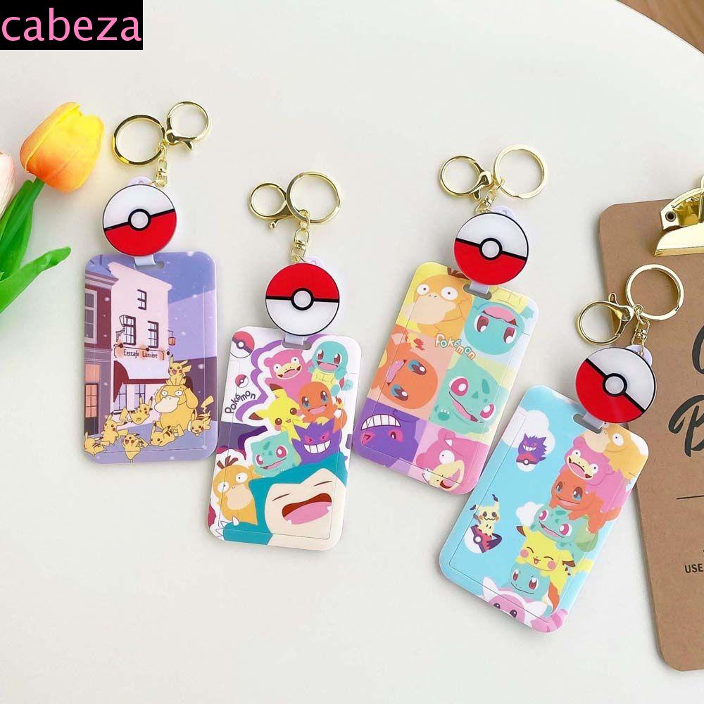 Móc Khóa Đựng Thẻ ID / Thẻ Tín Dụng Họa Tiết Hoạt Hình Pokémon Dễ Thương