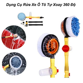 Chổi Rửa Xe Ôtô Tự Xoay 360 Độ - Tiện Lợi Sử Dụng Dễ Dàng Giúp Tiết Kiệm Công Sức Mỗi Khi Lau Rửa Xe - Mộc Lan otofun