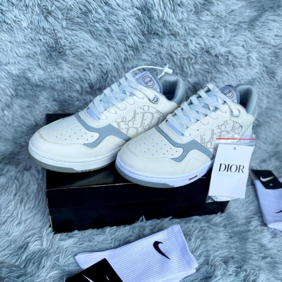 giày dior b27 thể thao ,CHRISTIAN DIOR B27 LOW-TOP SNEAKER Full box bill𝐒𝐢ê𝐮 𝐑ẻ đủ size nam nữ