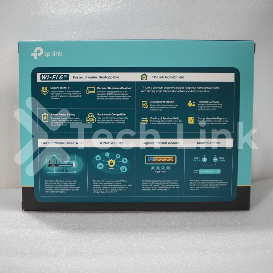 [Hỏa tốc] Bộ Phát Router Wifi TP-Link Archer AX53 Wi-Fi 6 Gigabit Băng Tần Kép AX3000