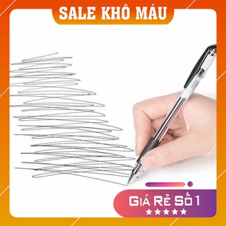 Bút bi ♥️freeship♥️ bút bi mực nước màu đen, bút bi mực đen