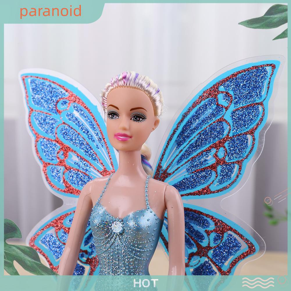 Paranoid Swimming Mermaid Doll Girls Magic Classic Mermaid Đồ chơi with Butterfly Wing