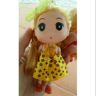 Sỉ 10 móc khóa búp bê chibi 10cm