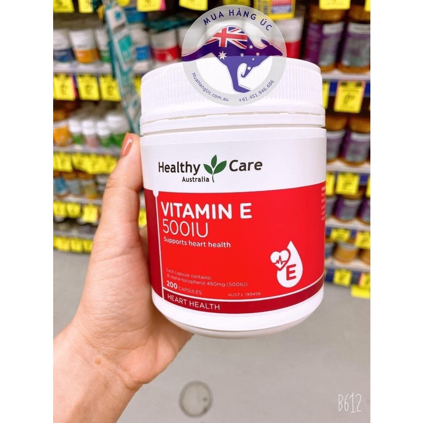 Bổ sung Vitamin E 500IU 200v