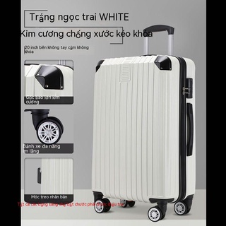 Cardinal cá sấu khung nhôm vali xe đẩy nữ vali mật khẩu nam hành lý du lịch 26 học sinh 24 vali 20 inch