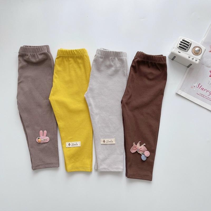 SET 4 QUẦN LEGGING TĂM DÀI SIÊU MỀM ĐẸP CHO BÉ