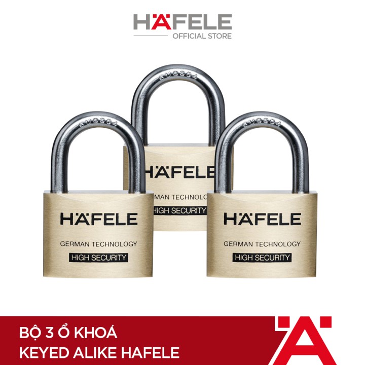 Bộ 3 ổ khoá Keyed Alike HAFELE - 482.01.975