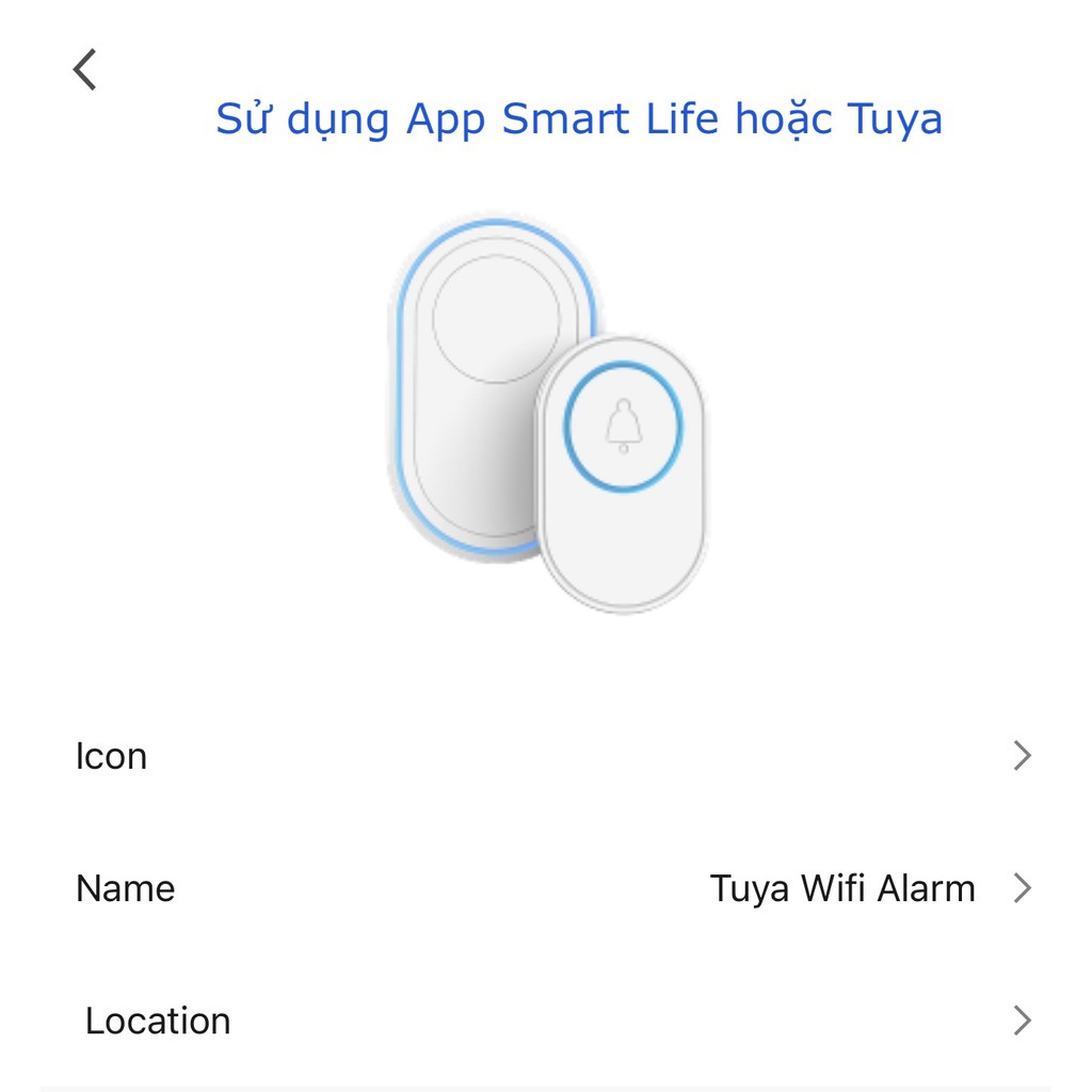 Chuông cửa kiêm báo động dành cho hệ sinh thái Tuya (Tuya Wifi Siren with Door Bell), App Smart Life/ Tuya