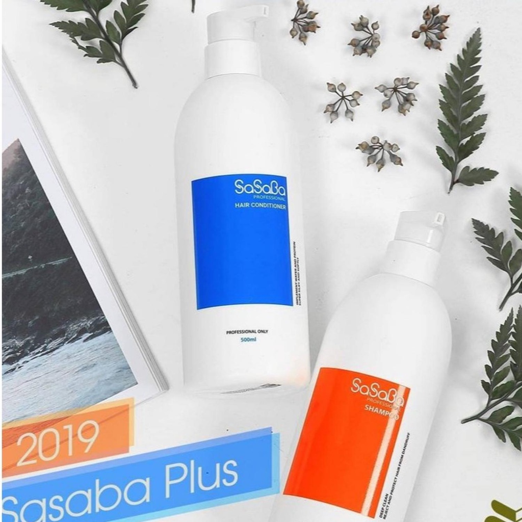 <HÀNG CHÍNH HÃNG> ✅[ SASABA ]DẦU GỘI - DẦU XẢ HOÀN HINH SASABA PLUS 800ML  - CÓ TÁCH LẺ