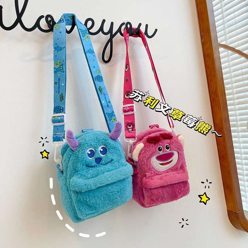 Balo Đi Học Nhồi Bông Họa Tiết Hoạt Hình Gấu Pooh Winnie Phong Cách Nhật Bản Dễ Thương Cho Mẹ Và Bé