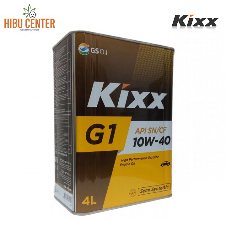 Dầu Nhớt KIXX G1 10W40 4 Lít Thùng 4Can