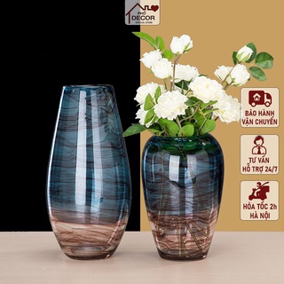 Bình Cắm Hoa Phố Decor Chất Liệu Pha Lê Cao Cấp