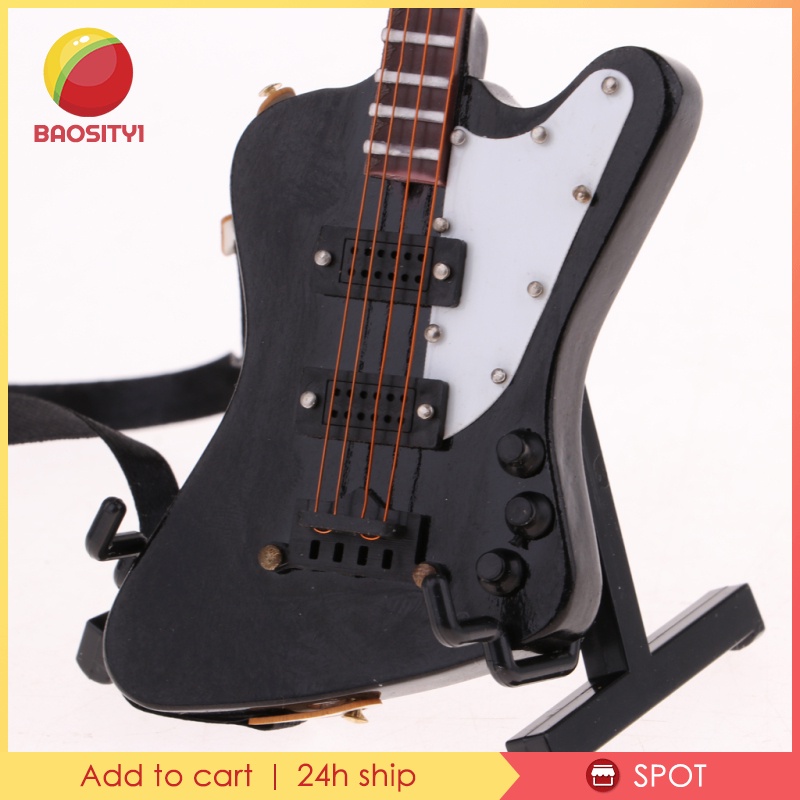 Mô Hình Đàn Ghi Ta Điện Mini Bằng Gỗ 20cm Cho Mô Hình 1 / 6 Action Accs # 3