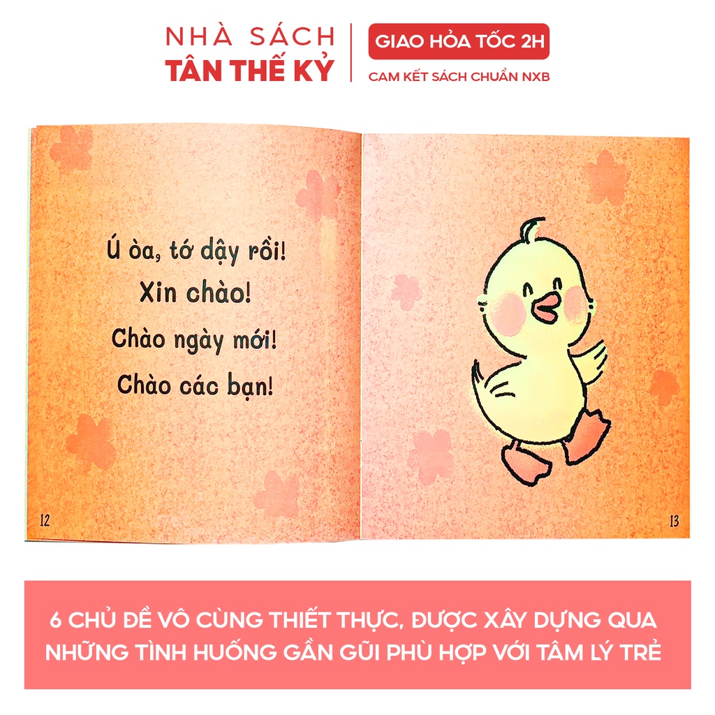 Sách - Ehon Nhật Bản kỹ năng sống Bé tự tin giao tiếp cho trẻ từ 3-8 tuổi (Bộ 6 cuốn)