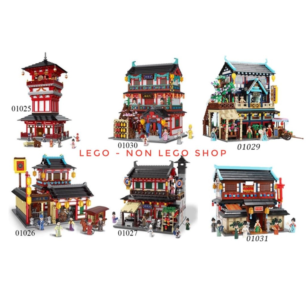 Lego Creator - Xingbao 01030 ( Mô Hình Quảng trường Trường Lạc Thời Nhà Đường 3274 Mảnh )