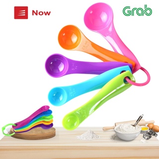 Set 5 Thìa Đong, Bộ Muỗng Đong Nhà Bếp Bằng Nhựa Cao Cấp