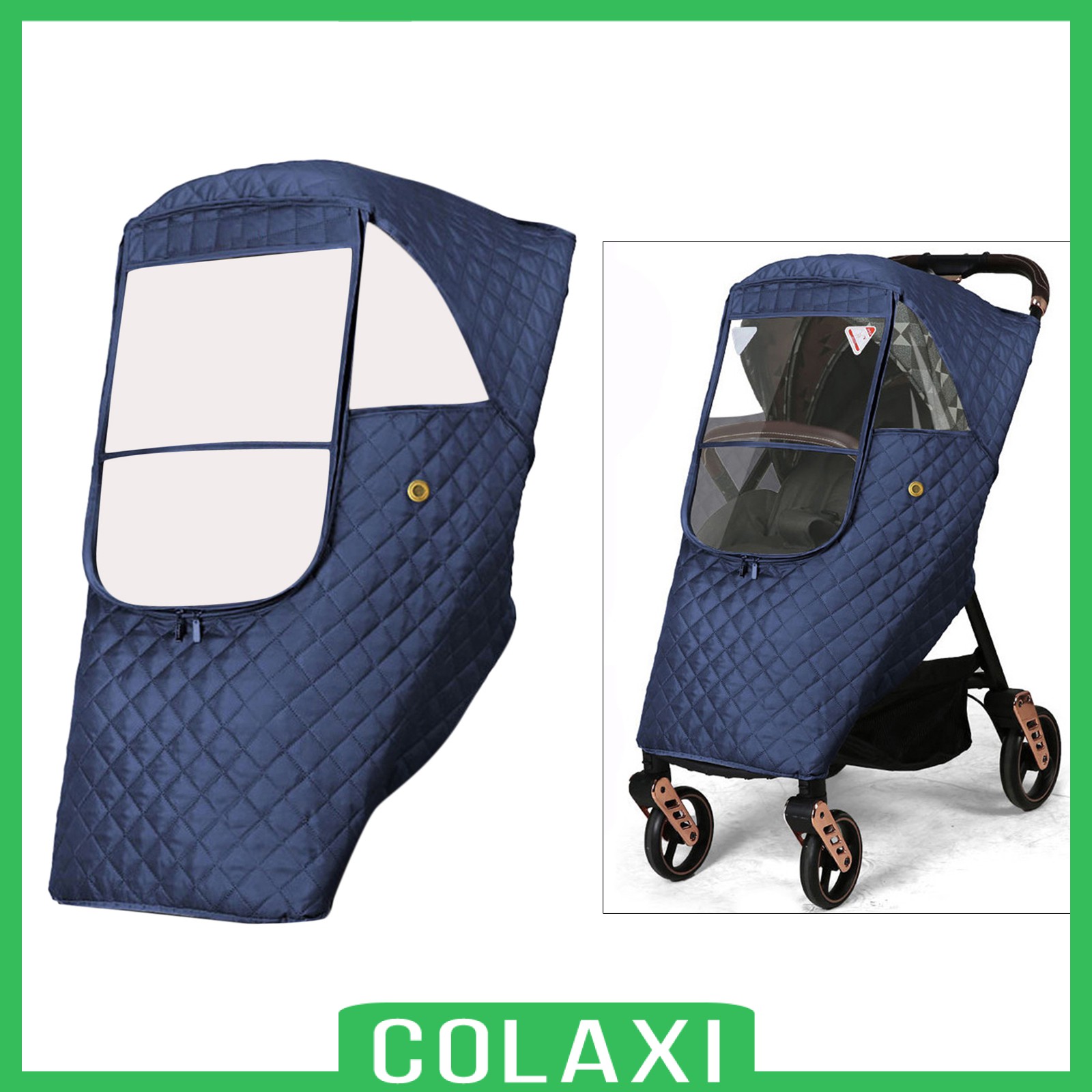 [COLAXI] Winter Thicken Stroller Rain Cover Dustproof Protector Breathable for Pram