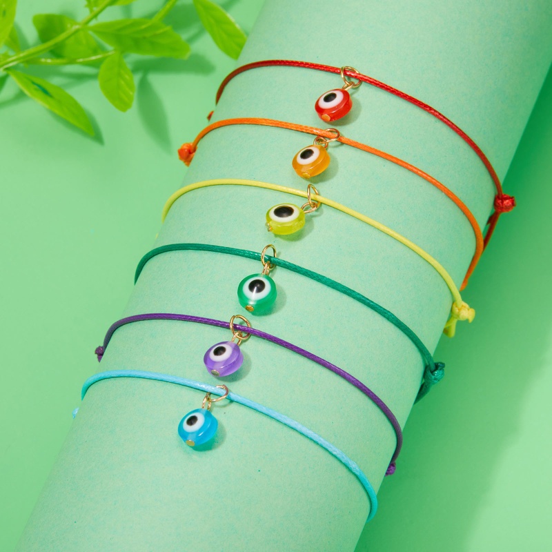 Vòng Tay Xỏ Hạt Nhiều Màu Phong Cách Bohemian Thời Trang Cho Cặp Đôi