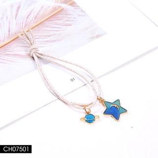 CH075 Cộc tóc CHARM Hàn Quốc - BST Goodnight - Star Galaxy