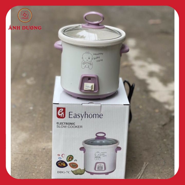 NỒI HẦM ĐA NĂNG EASYHOME dung tích 0.7l NHỎ NHẮN DỄ DÀNG VỆ SINH