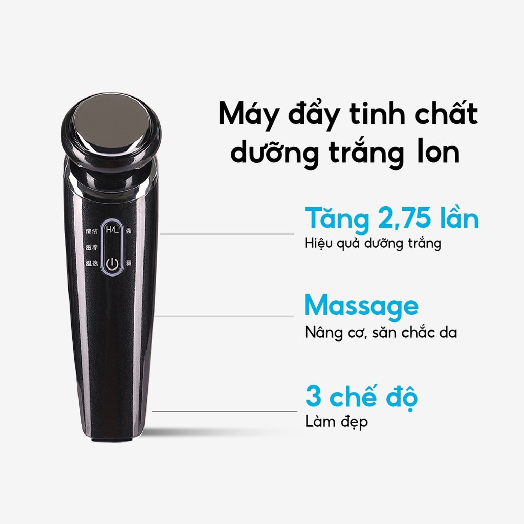 Máy Đẩy Tinh Chất Dưỡng Trắng, Nâng Cơ Mặt, Máy Tẩy Trang (Hàng Nội Địa) -T7066