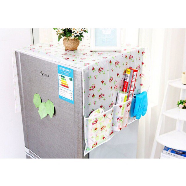 [HCM] Bạt phủ/ Tấm chắn bụi bảo vệ tủ lạnh /lò nướng/ lò vì sóng 130x56cm