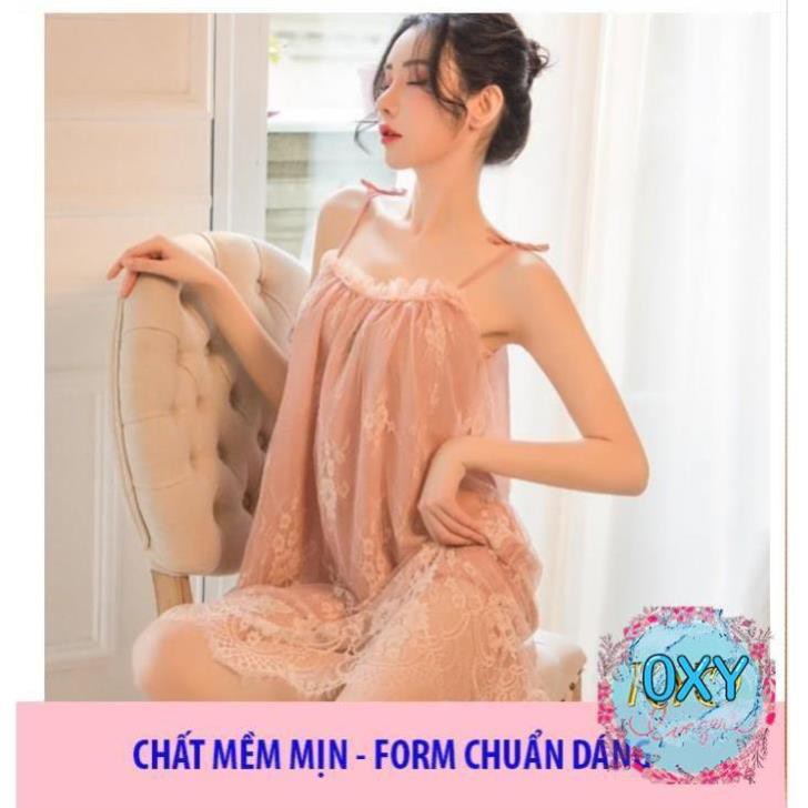 [ SIÊU PHẨM - LOẠI I] ♥Ảnh Thật♥4 màu Váy Ngủ Xuyên Thấu B1023 Đầm Công Chúa Voan Ren Cao Cấp Quảng Châu | BigBuy360 - bigbuy360.vn