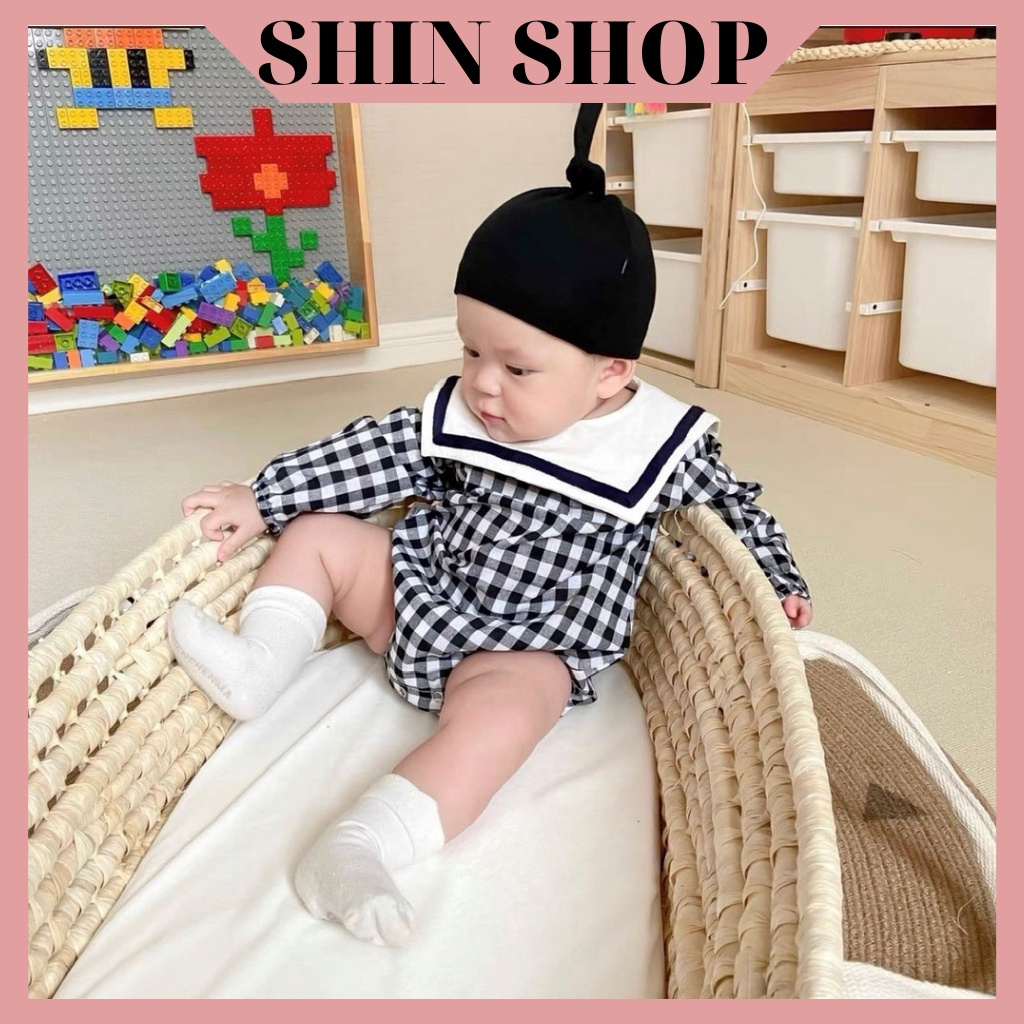 Mũ, nón chất cotton đẹp thắt nút đáng yêu cho bé 0-12m SHIN SHOP MD25