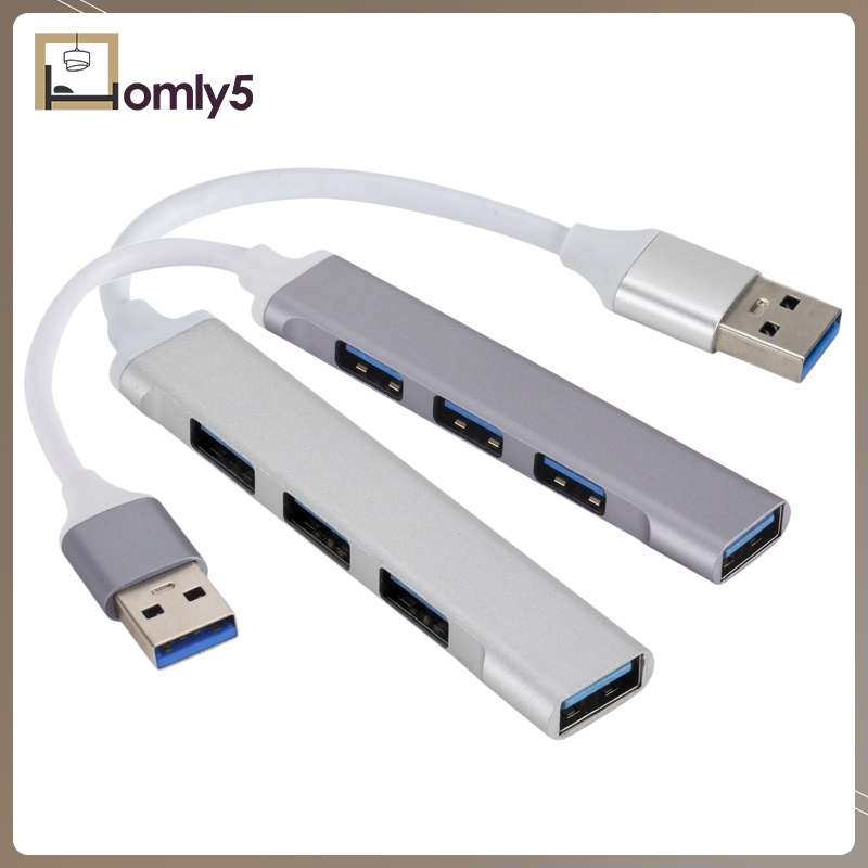 Bộ Chia 4 Cổng Usb 3.0 Bằng Hợp Kim Nhôm Siêu Nhanh | BigBuy360 - bigbuy360.vn
