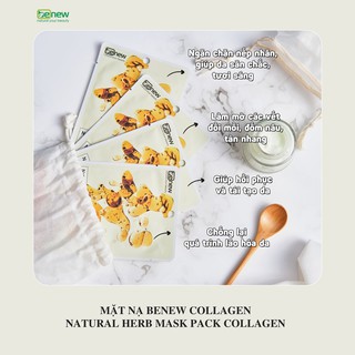 Mặt nạ Benew Natural Herb Mask Pack - Collagen