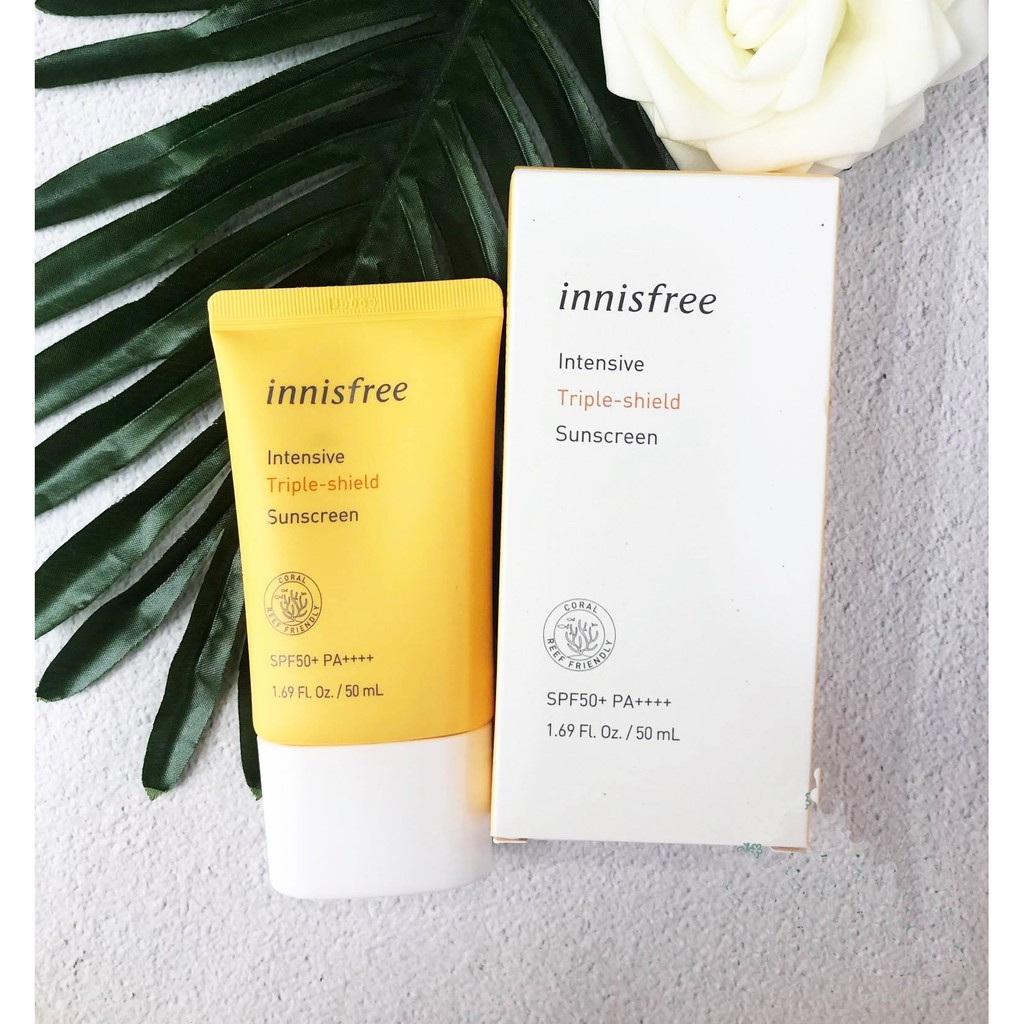 [MẪU MỚI 2020] Kem chống nắng Innisfree Triple shield/ Long lasting SPF 50 PA+++