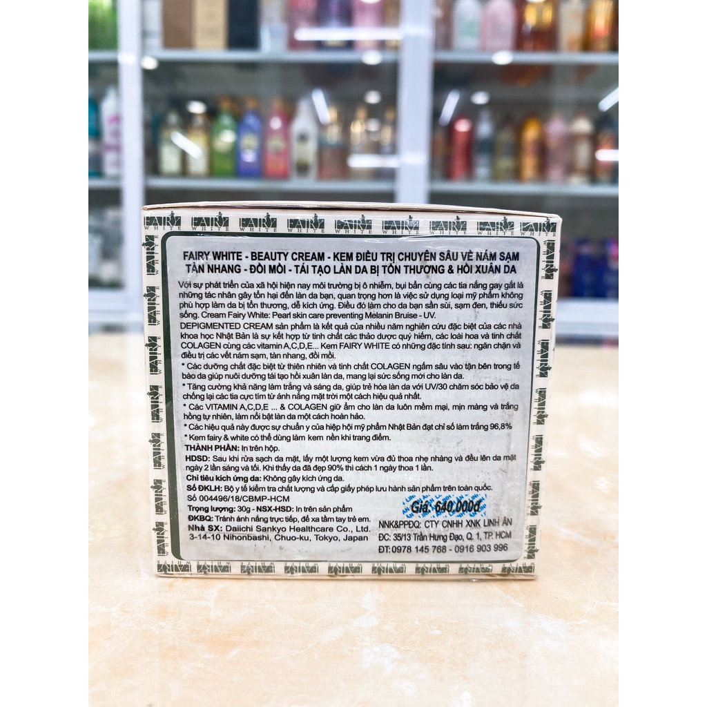 Kem Dưỡng Da Fairy White Beauty 30g Nhật Bản Chính Hãng Công Ty