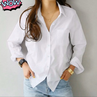 Áo Sơmi trắng phom rộng big size [ nhiều mẫu]