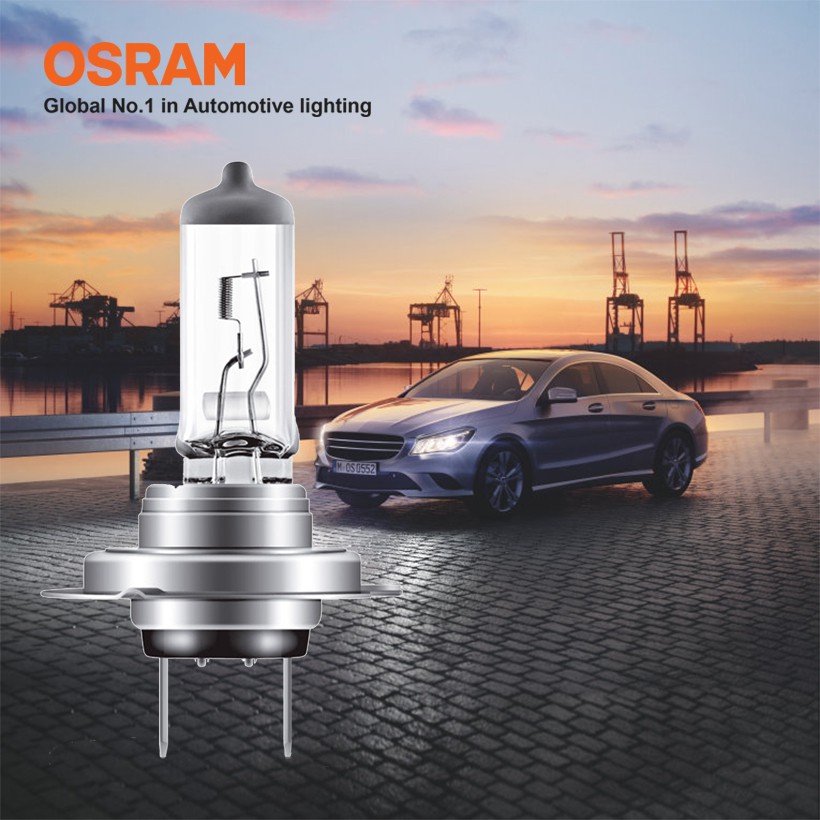 [Mã BMBAU50 giảm 10% đơn 99k] Bóng Đèn Halogen OSRAM Original H7 12V 55W Nhập Khẩu Chính Hãng