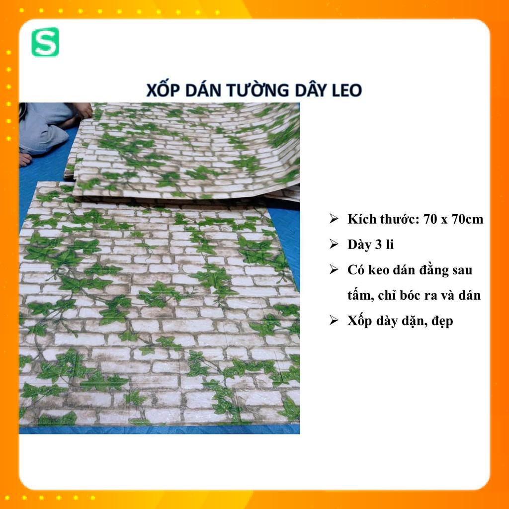 XỐP dán tường dây leo, lích thước 70*70cm, dày 3 li