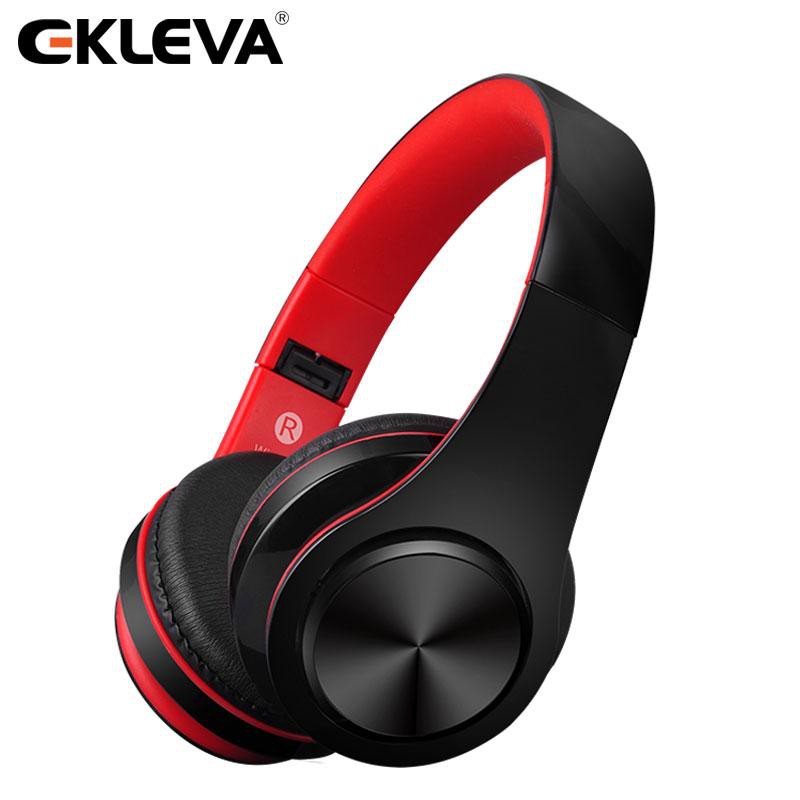 EKLEVA Stereo Tai Nghe Không Dây Bluetooth có Mic cho Điện Thoại Tivi Laptop Qua Tai Nghe Chụp Tai Loại Bỏ Tiếng Ồn Tai