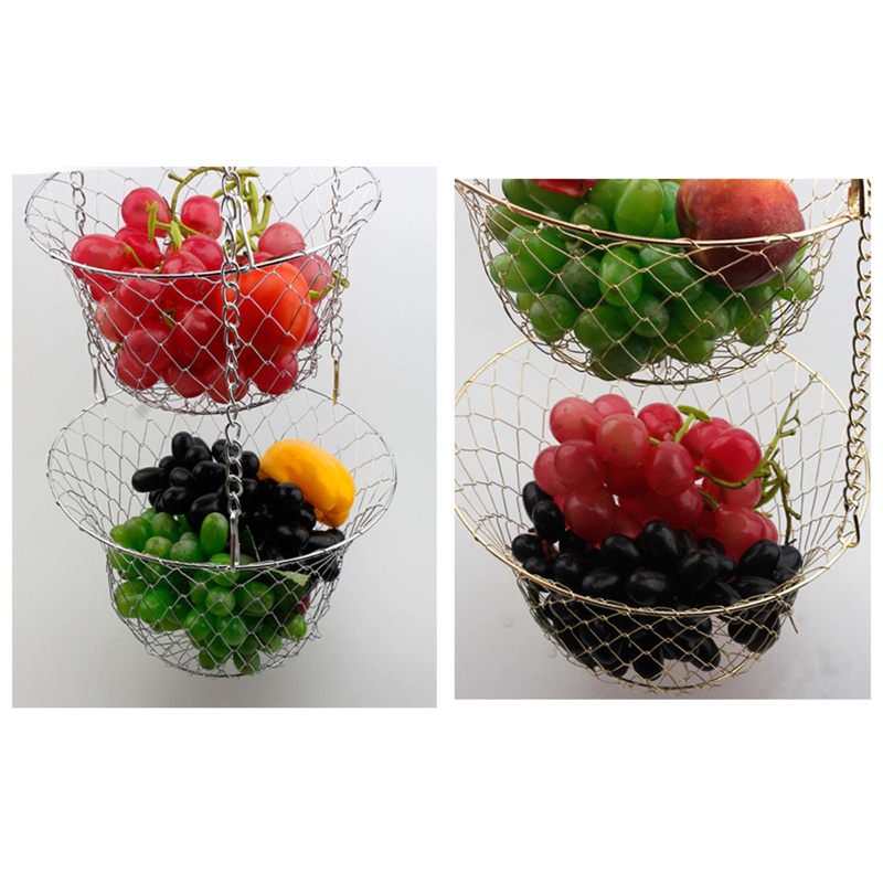 Rổ Đựng Trái Cây 3 Tầng Phong Cách Bắc Âu